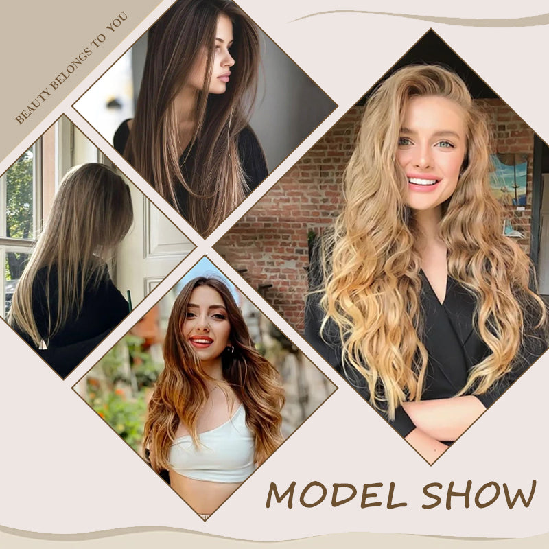 24inch Hair Extensions for Women 6PCS Long Soft Synthetic Natural Hairpieces - Anaya Beauty