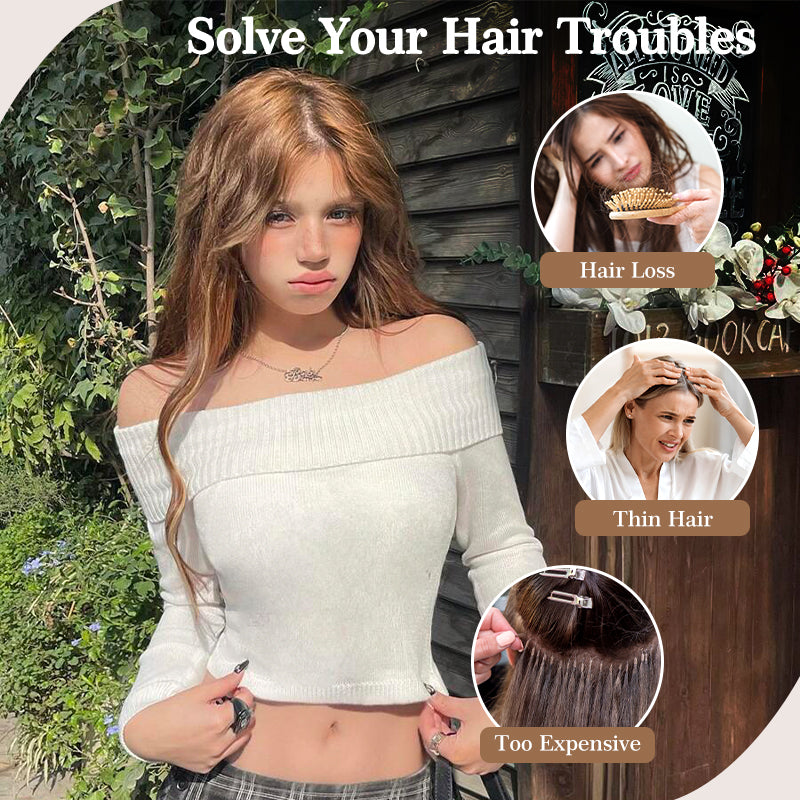 24inch Hair Extensions for Women 6PCS Long Soft Synthetic Natural Hairpieces - Anaya Beauty