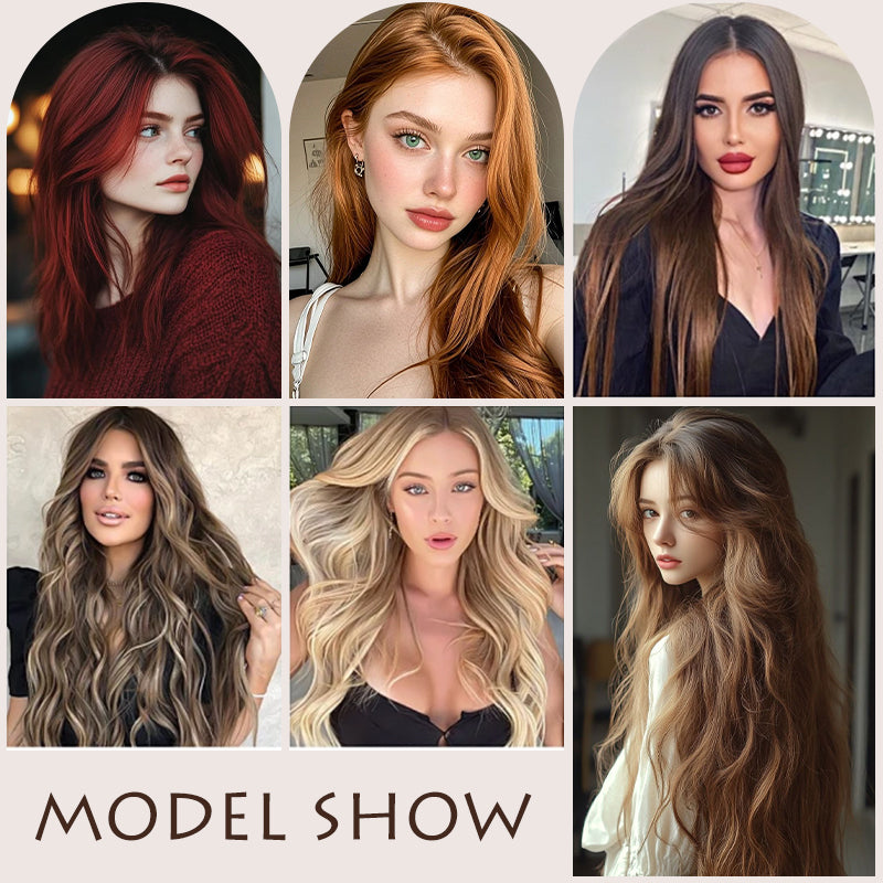 24inch Hair Extensions for Women 6PCS Long Soft Synthetic Natural Hairpieces - Anaya Beauty