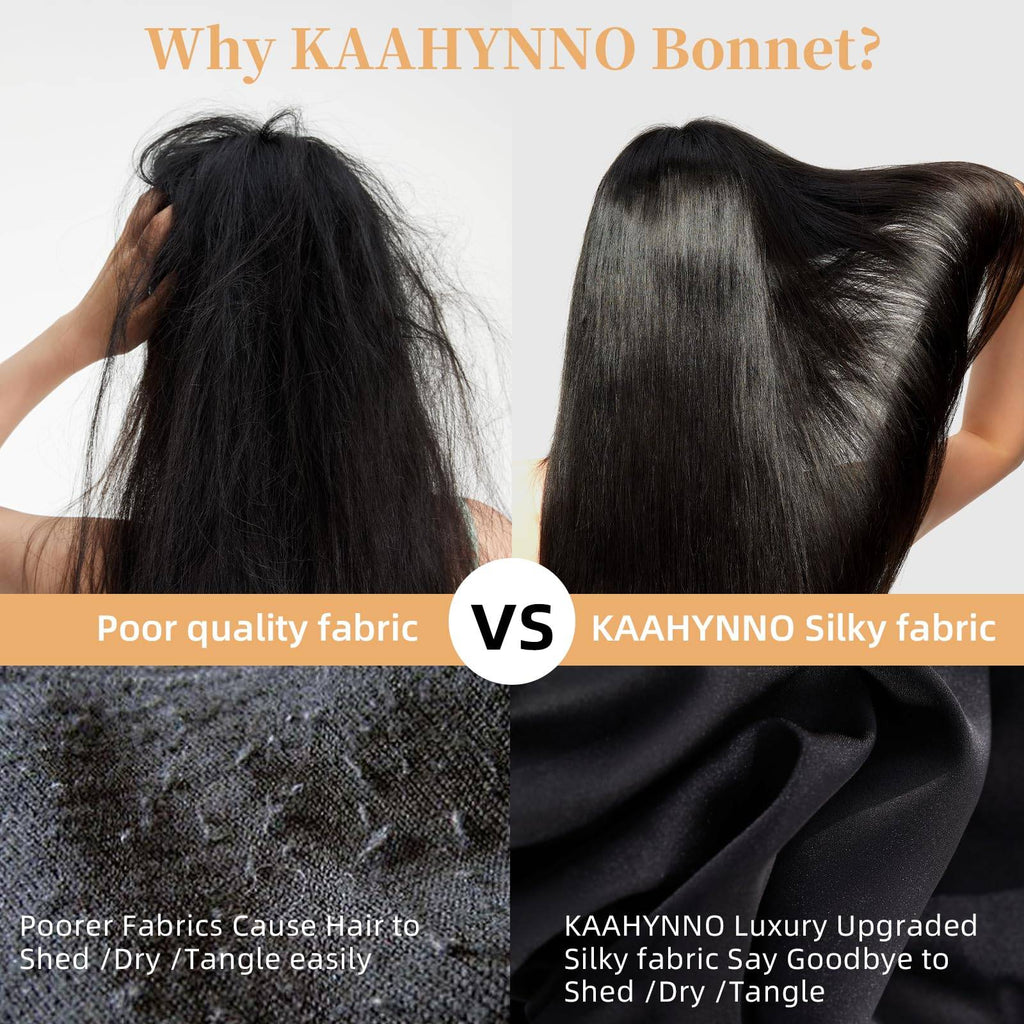 Silk Bonnet, Satin Hair Bonnet - Anaya Beauty